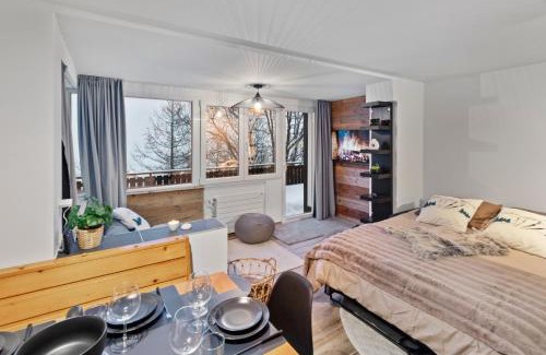Saas-Fee Apartment | Renovated Apartment with Private Sauna for Family Getaways