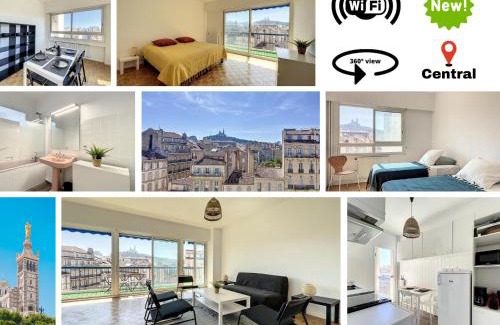 6th Arrondissement Apartment | Oceanfront Apartment with Notre-Dame de la Garde Views