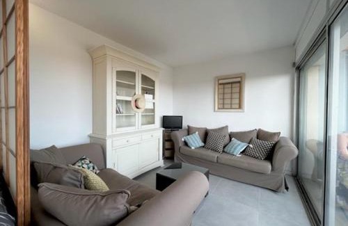 Argeles Plage Apartment | Cozy Apartment with Sea View, Steps from the Beach
