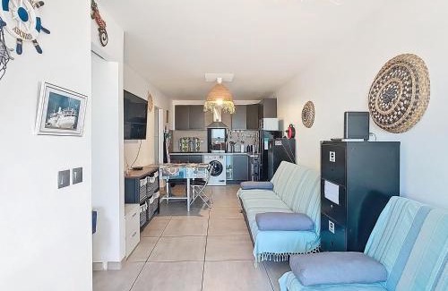 Le Barcares Apartment | Oceanfront Appartement Vue Mer with Child-Friendly Amenities