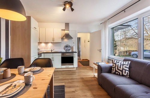 Eslohe Apartment | Welcoming Appartment "Kupferkännchen" with Spa & Breakfast