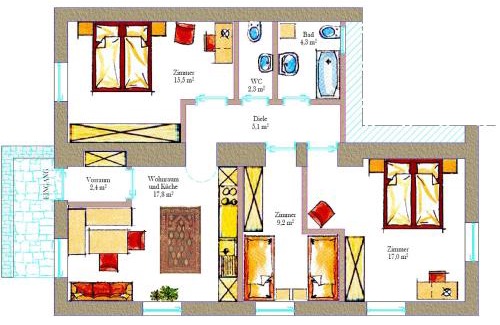 Collalbo House | Cozy Appartments Neuhof with Ocean Views & Pet-Friendly Stay