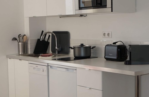 Portbail Apartment | Ocean View Apartment for Two with Pool and Breakfast