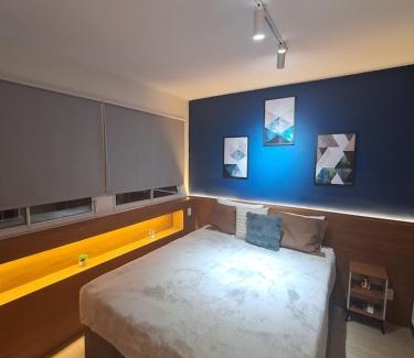 Santo Cristo Apartment | Aproveite Studio moderno com Piscina 4 pessoas no Centro