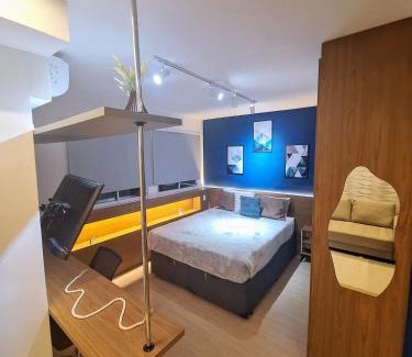 Santo Cristo Apartment | Aproveite Studio moderno com Piscina 4 pessoas no Centro