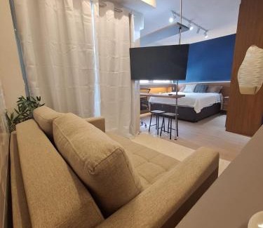 Santo Cristo Apartment | Aproveite Studio moderno com Piscina 4 pessoas no Centro