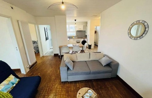 Besancon Apartment | Modern 54m² Apartment with Wifi and Family-Friendly Amenities