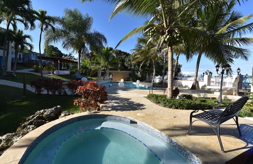 Aguadilla Pueblo Apartment | Inviting Apt 8 with Pool, Jacuzzi & Kids Area near Airport