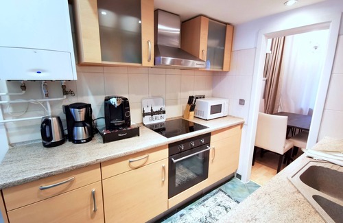 Wilmersdorf Apartment | Modern Apt "Gasteiner" with Office Desk & Breakfast Included