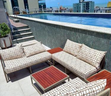Cabo Branco Apartment | Newly Built Cabo Branco Apartment with Pool Access