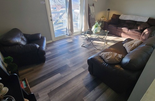 Owatonna House | Perfect Retreat: Pet-Friendly Getaway with Firepit & Kitchen