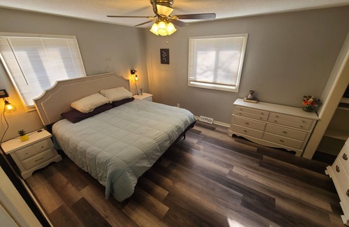 Owatonna House | Perfect Retreat: Pet-Friendly Getaway with Firepit & Kitchen