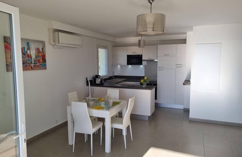 La Nartelle Apartment | Inviting Apartment with Pool and Ocean Views, Steps to Beach