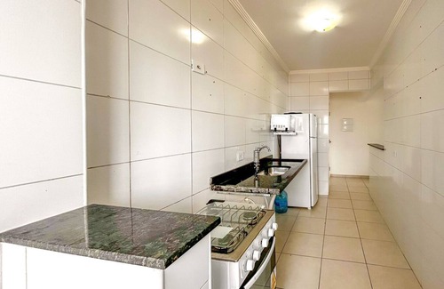 Vila Anhanguera Apartment | Beachfront Apartment at Praia de Vera Cruz, Mongaguá