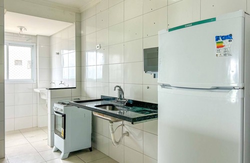 Vila Anhanguera Apartment | Beachfront Apartment at Praia de Vera Cruz, Mongaguá