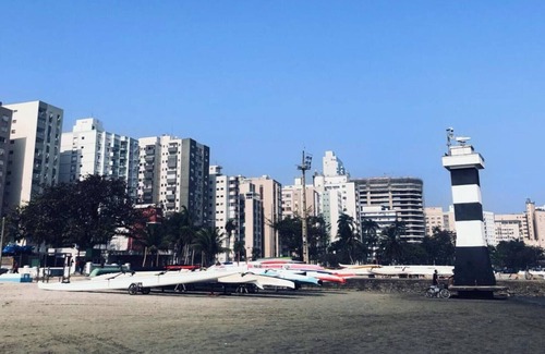 Aparecida Apartment | Relaxing Beachside Apartment with Wi-Fi in Santos, SP