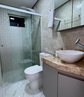 Piratuba Apartment | Apto Boca de Leão- 2 Quartos, Apto todo climatizado - moderno, confortável, à 150m do Parque Termal!
