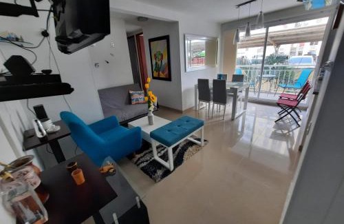Cartagena District Apartment | Cozy Escape with Ocean View and Pool Access Awaiting You