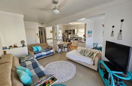 Loteamento Joao Batista Juliao Apartment | Cozy Apto with Ocean View, Steps from Guarujá Beach