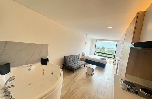 Chia Apartment | Apto con Jacuzzi Privado y vista verde
