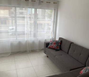 Sao Vicente Apartment | Oceanfront Apto frente Praia Itararé: Pet-Friendly Stay
