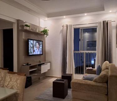 Jardim Centenario Apartment | Discover Apto Guarujá: Oceanfront Escape with Spa & Pool