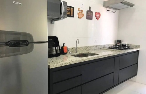 Bertioga Hotel | Bright New Apartment with Spacious Balcony and Pool Access