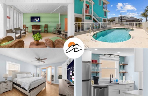 Crescent Beach House | Oceanfront Aqua Vista: Family-Friendly with Pool & Views