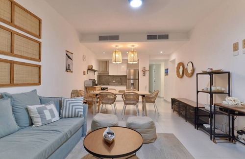 Juan Dolio - El Pueblo Apartment | Beachfront Aquarella Juan Dolio 2BR with Ocean View