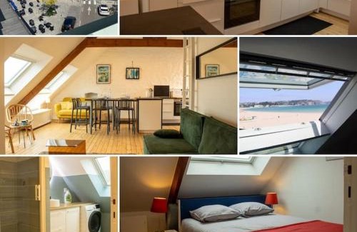 Crozon Apartment | Oceanfront Escape at Ar Bili: Rated 9.5 with Free Wifi
