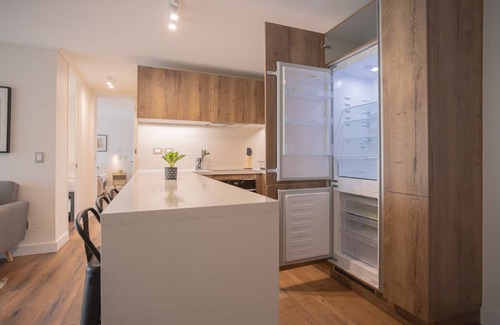 Apoquindo Apartment | Arauco Vibe 2BR Kennedy - BBQ and Aqua Gym!