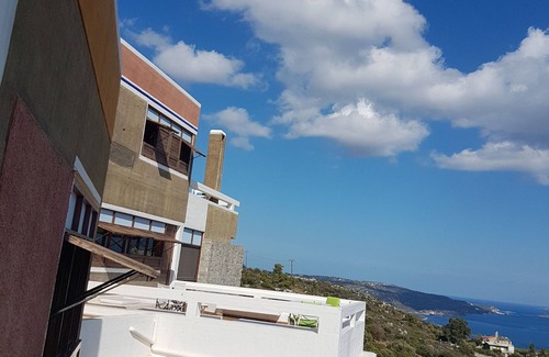 Chania House | Designer Cretan Sea Vista with Oceanfront Family Amenities