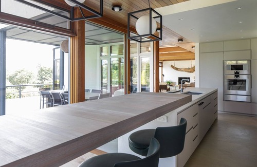 Amagansett North House | Architect's Own Home with Oceanfront Views & Private Beach