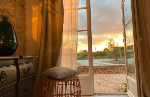 Saint-Marcel-d'Aredeche Apartment | Enchanting Ardèche Retreat with Vine Views & Pool Access