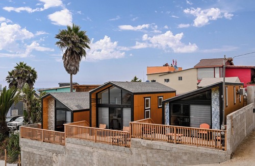 Playas de Rosarito Cabin | Romantic Oceanside Tiny Home #23 with Pool & Spa Amenities