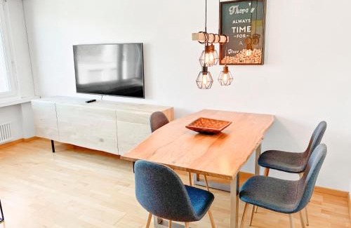 Zug Apartment | Modern ARISER Business Apartment with Zug Mountain Views