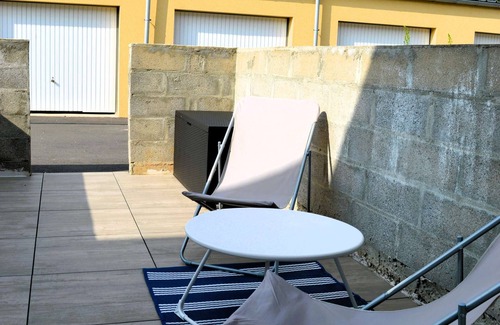 Luc-sur-Mer House | Oceanfront Retreat: Aristide with Balconies Steps from Beach