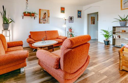 Decin Apartment | Art-House Apartment with Terrace - Rated 9.5/10 by Guests