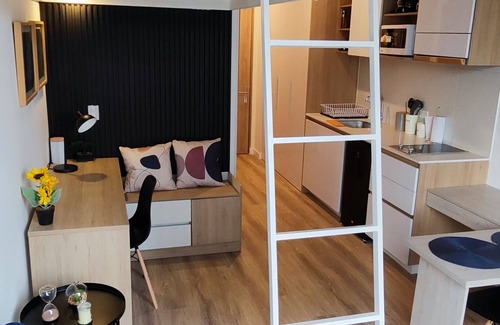 Chapinero Apartment | Art Loft in Chapinero 308: Guest Rated 10/10 with Spa & More