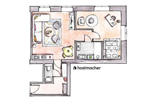 Neulerchenfeld Apartment | Artful 1BR Suite: Perfect for Families, Top Rated Stay