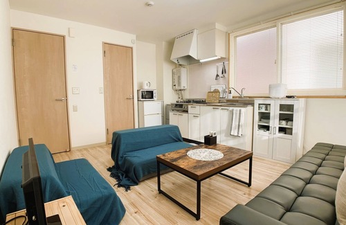 Asahikawa Apartment | Asahikawa Station 10 min walk to ski slopes and sightseeing spots WiFi is available for 5 people - Shinsanjo Home 402/Asahikawa Hokkaidō