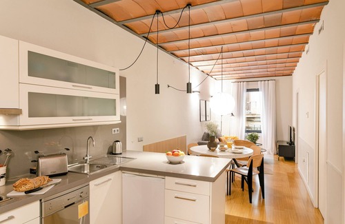 El Raval Apartment | Inviting Aspasios Las Ramblas Apartments with Ocean Views