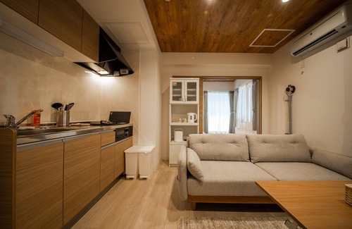 Asahikawa Apartment | Astoria105: Family-Friendly Stay with Full Kitchen Access