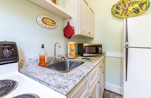 Historic Downtown Savannah Apartment | At Chatham Square Perch, you'll wake up every morning to the low, sweeping branches of beautiful Live Oak trees. Located on Chatham Square, you'll be off the beaten path of Savannah's shopping and nightlife centers, providing you with a quiet space t