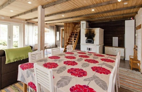 Raakkyla House | Relax at Ateljee by Interhome with Lake Views & Spa
