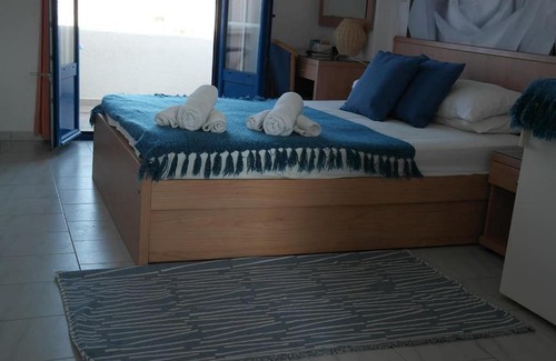 Souvala Apartment | Relax at Athina Studios with Oceanfront Views and Pool