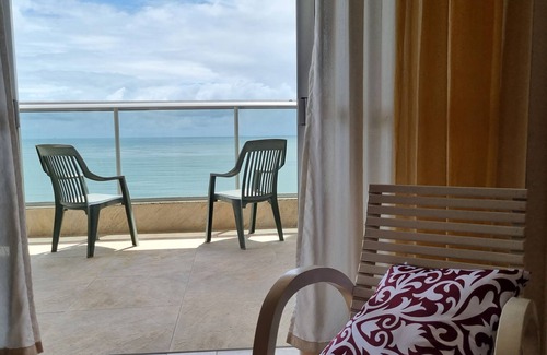 Barra Sul Apartment | Atlantic Retreat: 3 Balconies, Oceanfront & Pet Friendly