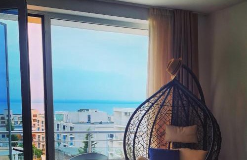 Sarafovo Apartment | Seaside Escape at Atlantis Resort with Ocean View & Spa