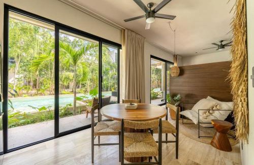 Tulum Apartment | Relax at Attha Bliss Swim Up with Pool and Pet-Friendly Access