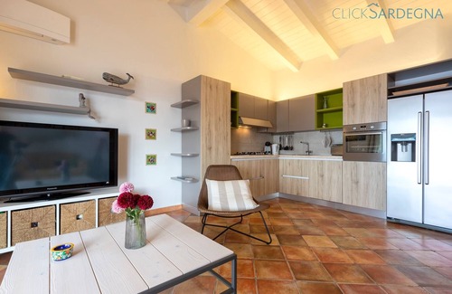 Lu Bagnu House | Oceanfront Attic Sea Watch in Castelsardo for 6 Guests